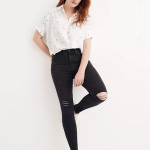 Madewell 9” high riser skinny skinny jeans